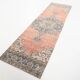 3x10 Rug For Hallway Pale Red Oriental Vintage Runner Rug 91x315Cm