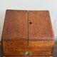 Small wooden mail storage unit