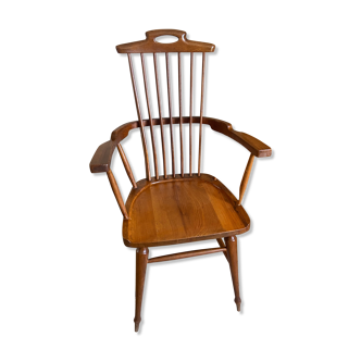 Scandinavian teak armchair 60s.