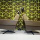 "1970 swivel armchair pair"