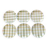 6 Flat plates tea towel Moulin des Loups