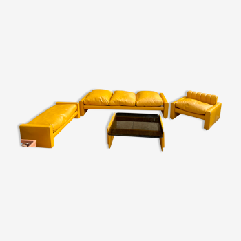 Vintage sofa set 70 Poltrona Frau