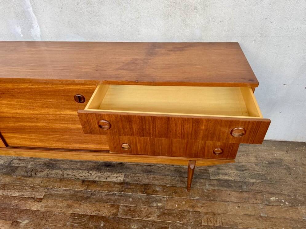 Petite enfilade vintage en teck 200 cm