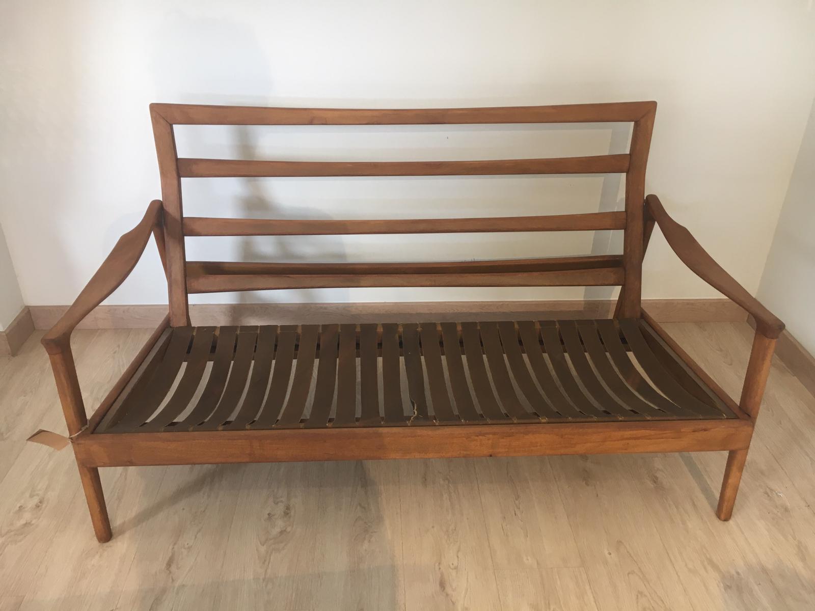 Scandinavian teak sofa