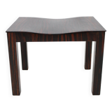 1930s Funkcionalist Beech Stool in Macassar Veneer, Czechoalsovakia