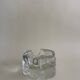 Brutalist Glass Candle Holder