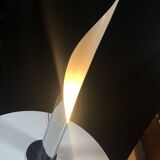 Vintage Floor Lamp • Flame • Stainless Steel • Space Age • 1970