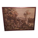 Large framed tapestry Gobelins JP PARIS