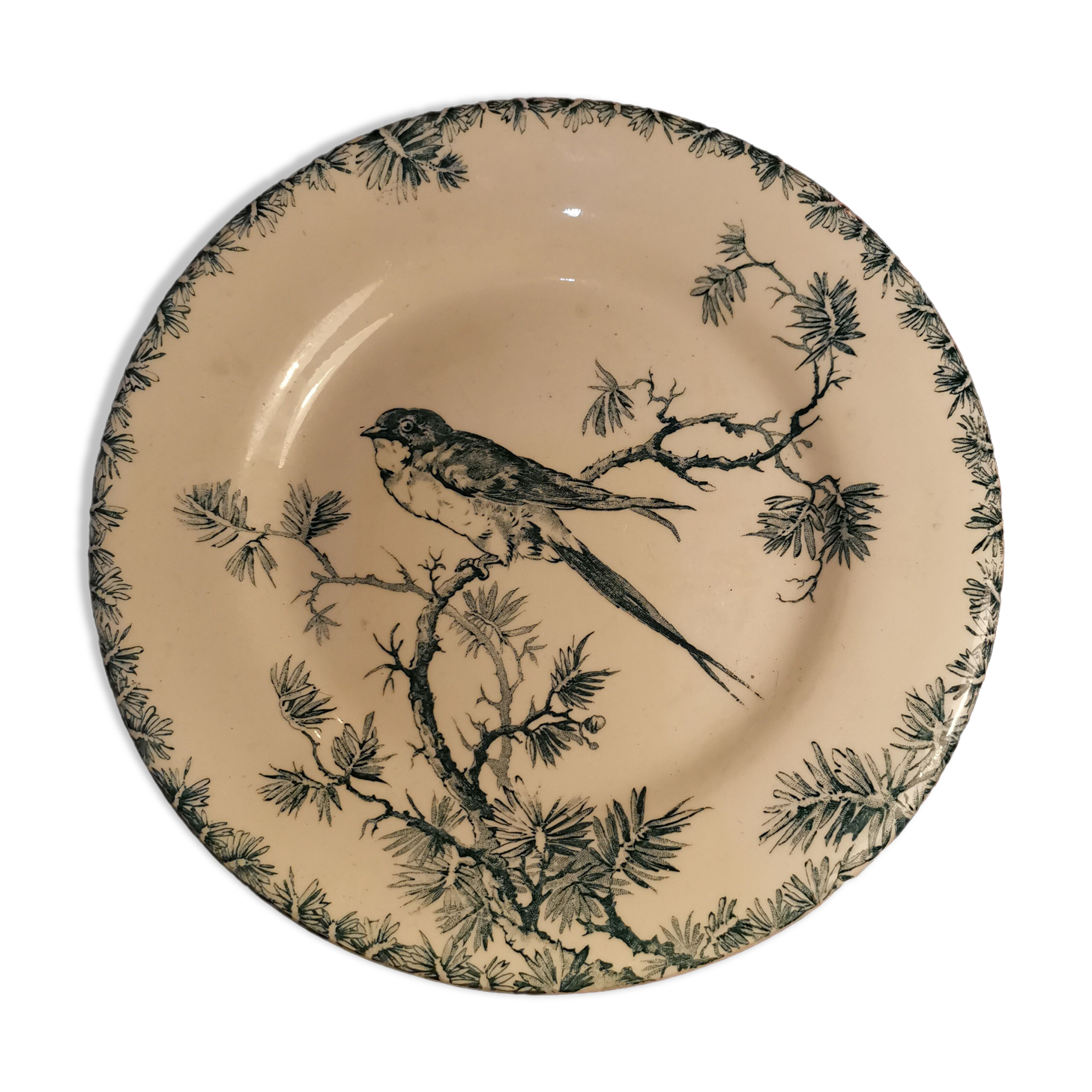 Plate Provencal Gien Bird