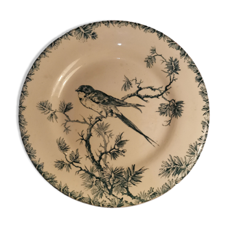 Assiette Provencal Gien Oiseau