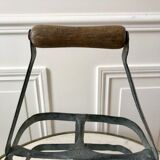 Antique zinc bottle holder