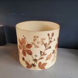 Large vintage lampshade with dried flowers
