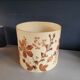 Large vintage lampshade with dried flowers