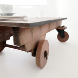 Table low industrial cart