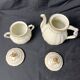 Bernardaud - coffee pot and sugar bowl in Limoges porcelain
