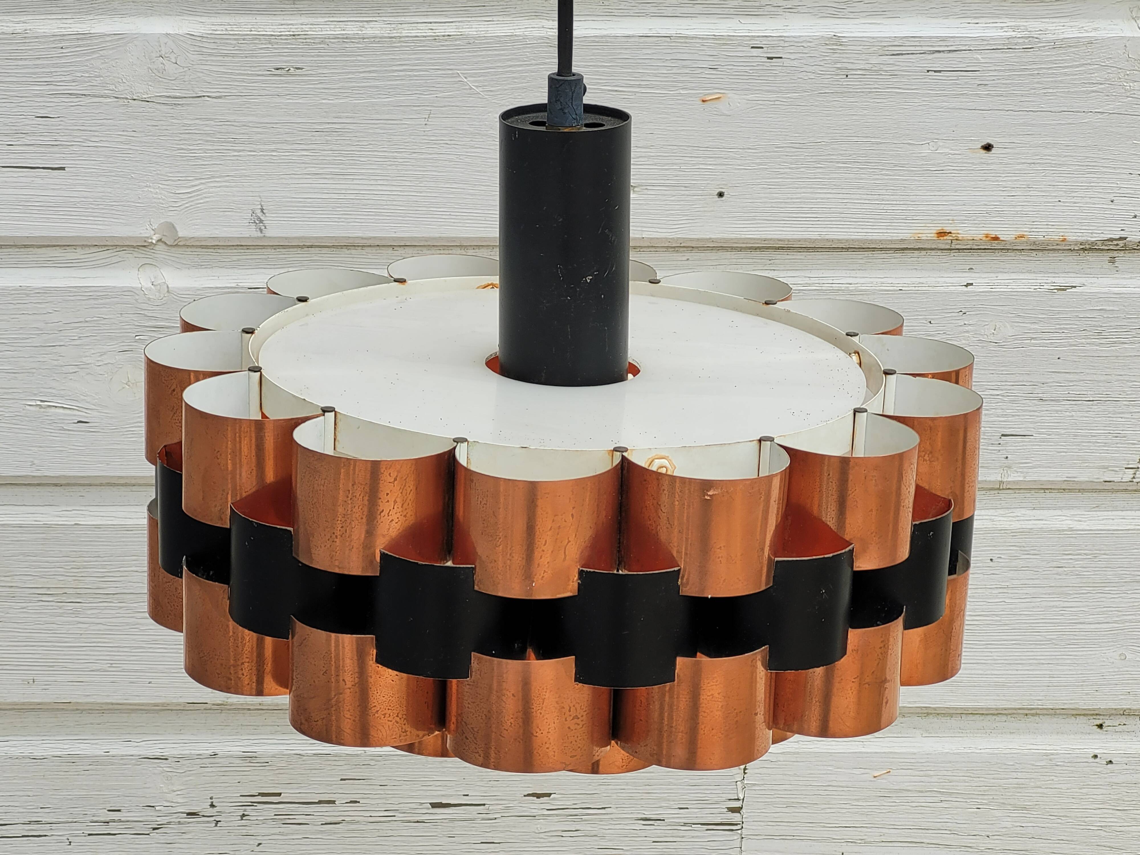 Scandinavian pendant lamp by Werner Shou, circa 1970