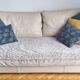 Very beautiful ikeda leather sofa by steiner, 3-seater.