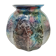 Vase lacquer line blue iridescent Jean Noël Bouillet