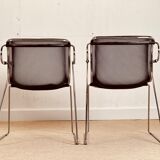 Set of 4 Penelope chairs by Charles Pollock for Castelli