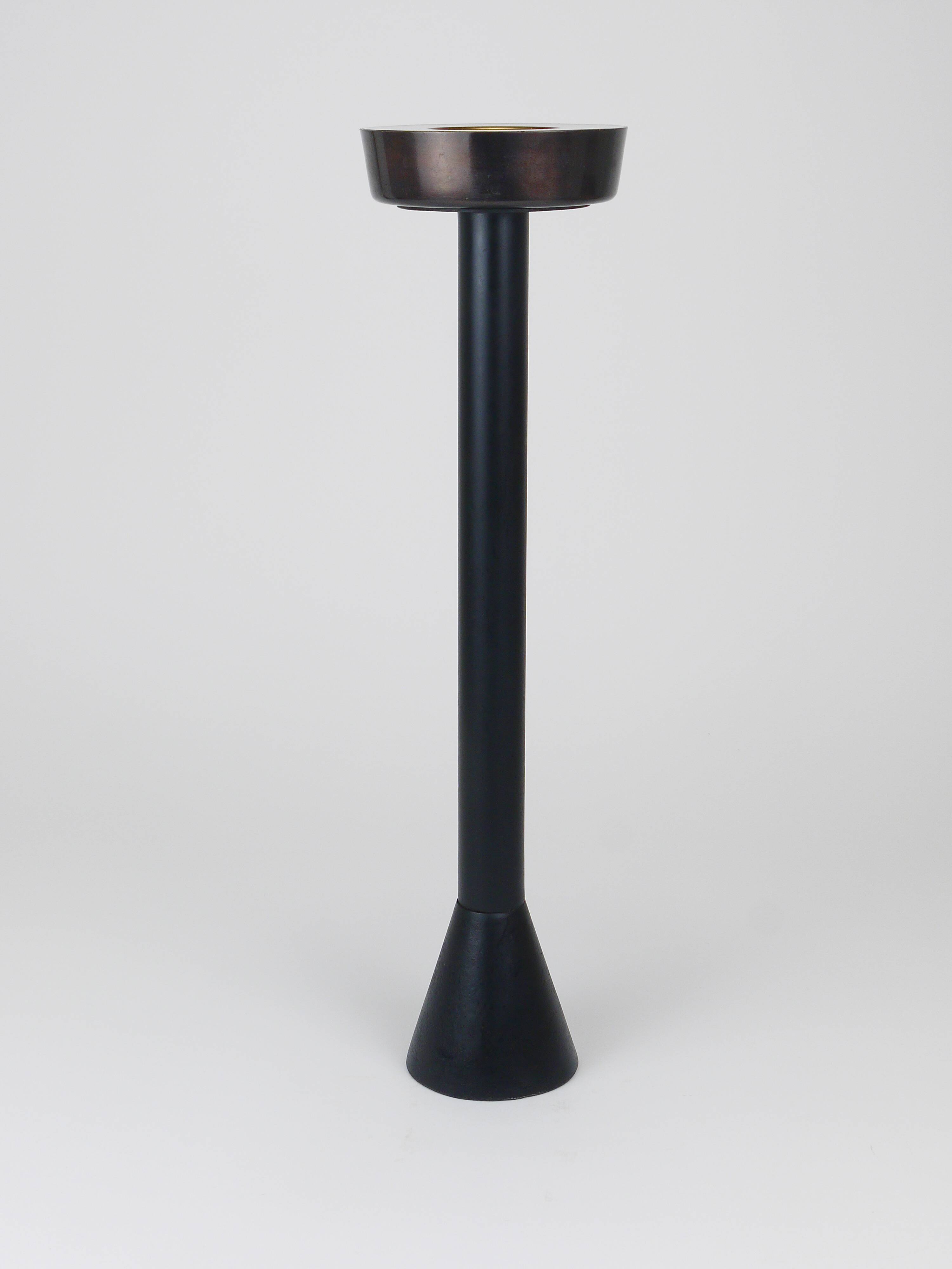 Werkstätte Hagenauer Wien Standing Floor Ashtray, Smoking Stand, Austria, 1