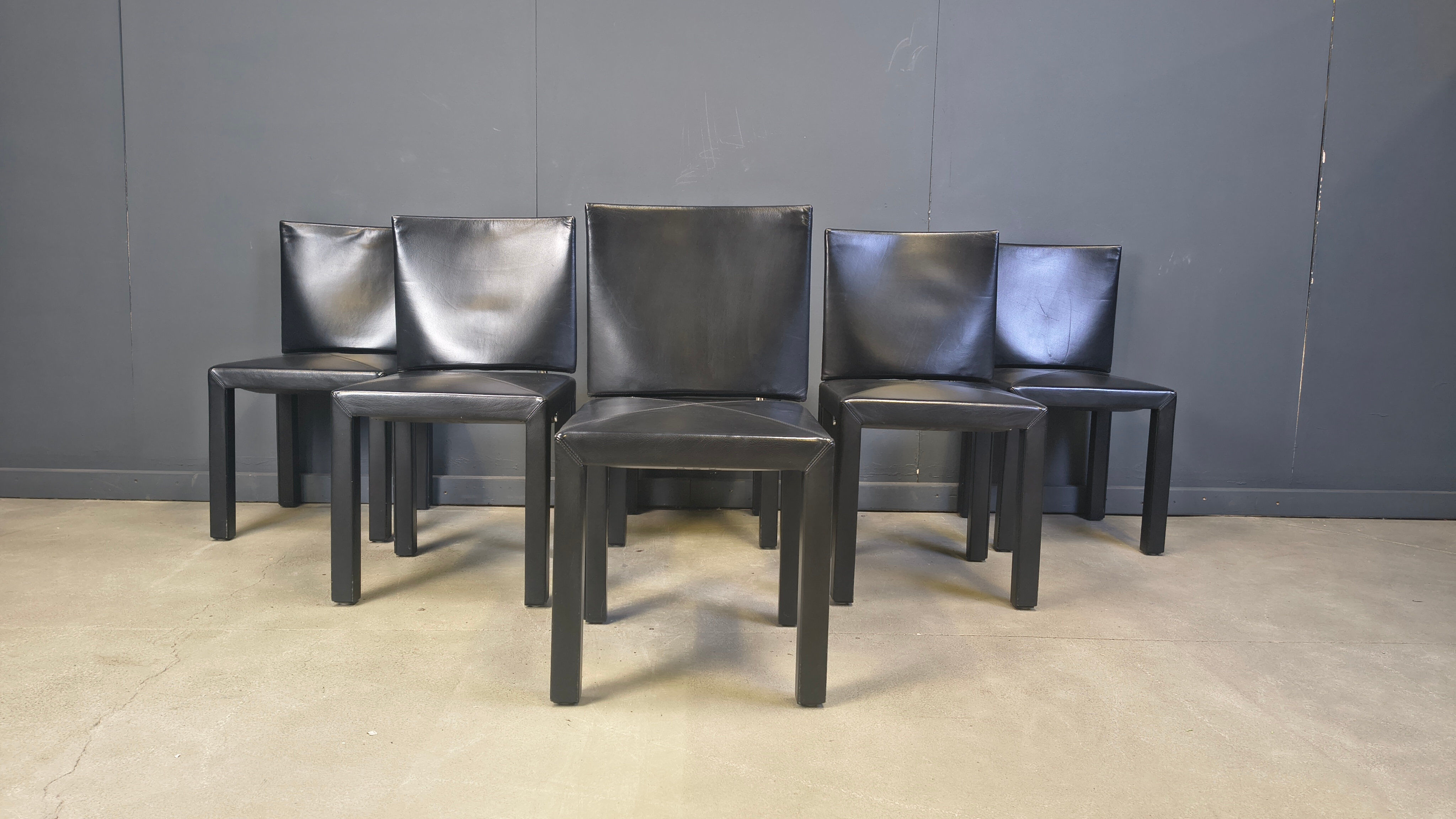 Arcadia dining chairs by Paolo Piva for B&B Italia set of 6
