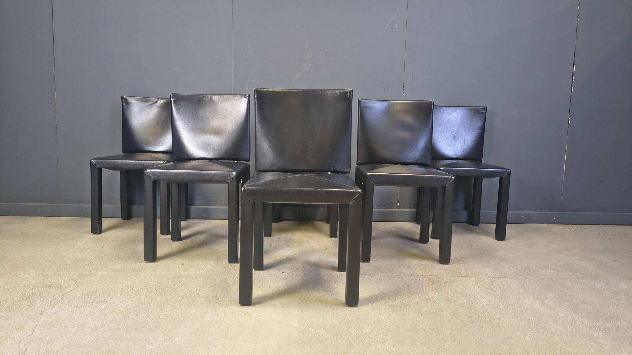 Arcadia dining chairs by Paolo Piva for B&B Italia set of 6