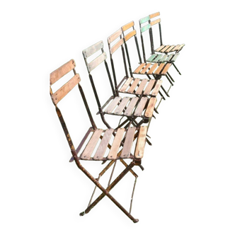 Folding garden chairs