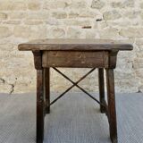 Night table, solid wood bedside, seventeenth century
