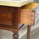 Pair of Louis XVI Style Nightstands with White Carrara Marble