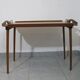 Table d'appoint plateau de service Aase Dreieri Ganddal Norvège  en teck et chêne années 1960