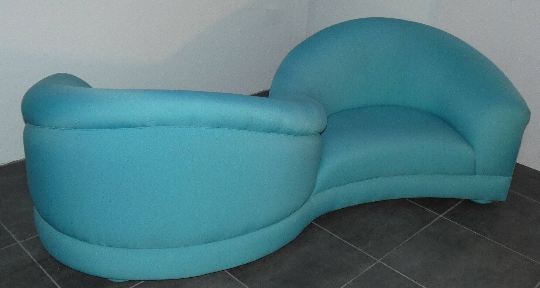 Toi et Moi sofa in jersey by Arpex International, Rome, Italy, 1970.