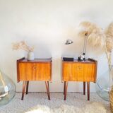 Pair of vintage bedside tables