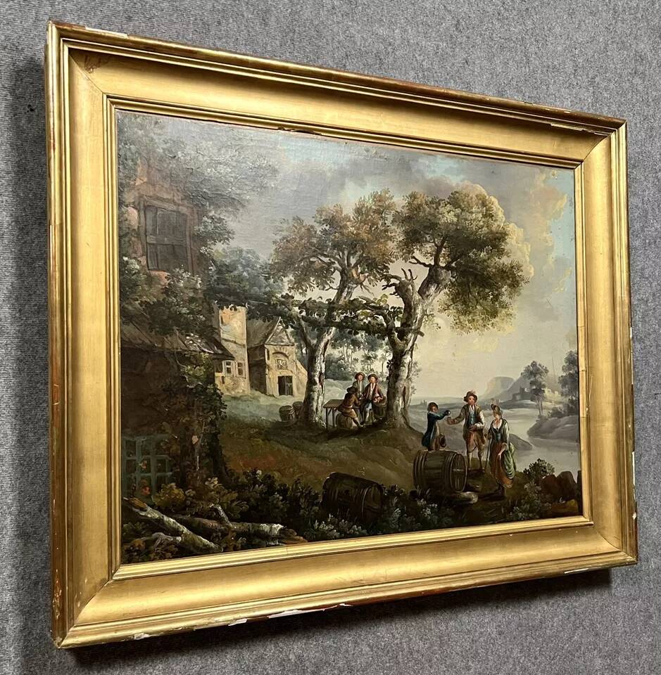 École Italienne vers 1800 : huile sur toile