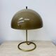 Vintage Mushroom table lamp with gold metal base , 1970s