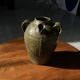 Glazed earthenware oil jug, Beauronne