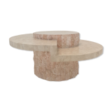 Magnussen Ponte Mactan Stone or Fossil Stone Coffee Table, 1980s