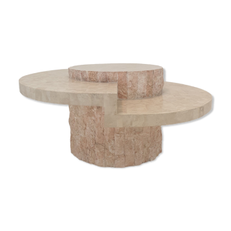 Magnussen Ponte Mactan Stone or Fossil Stone Coffee Table, 1980s