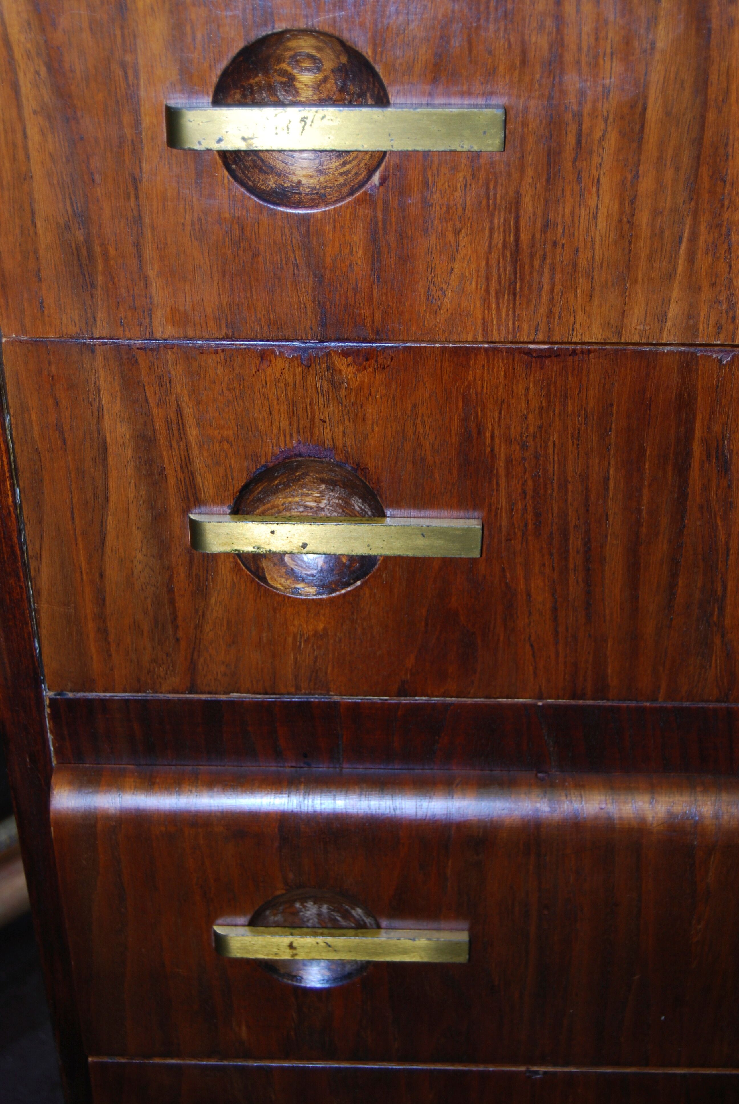 Art Deco rosewood dresser