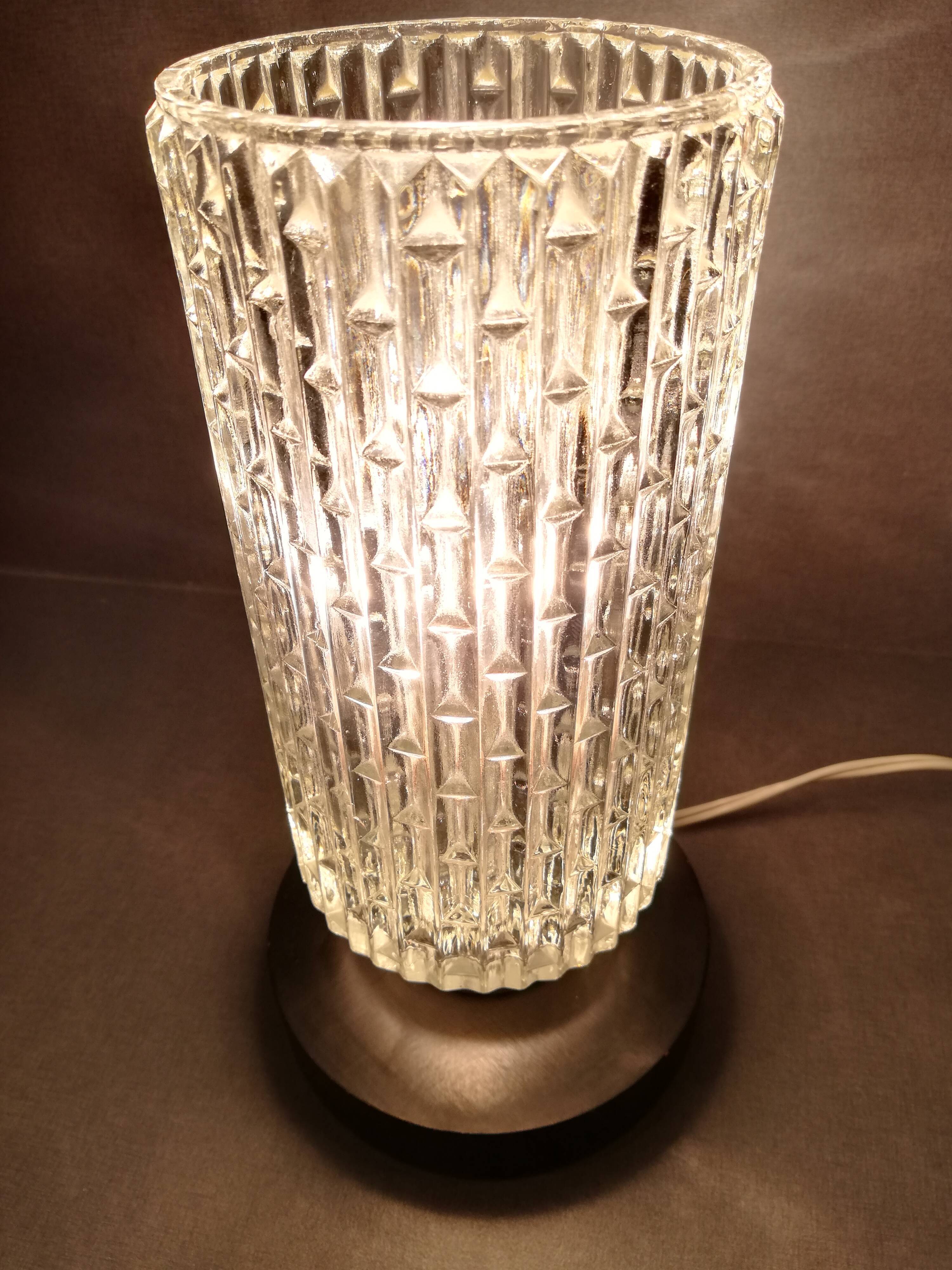 Light Tulip glass vintage 60 70 s