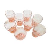 Old pink glasses