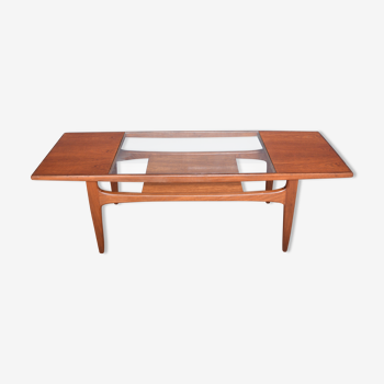 Restored Retro Teak 1960s Long John Teak Coffee Table