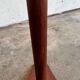 Floor lamp with teak base