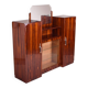 Art Deco Mahogany Sideboard with Mirror, France, 1920s