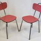 Suite de 6 chaises en formica 1950 vintage