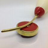 60s red wall light