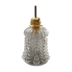 Antique vintage suspension in chiseled glass spirit TBE