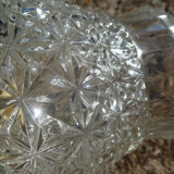Duo of molded glass globe suspensions