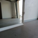 Antique mirror with pediment 158x118 cm