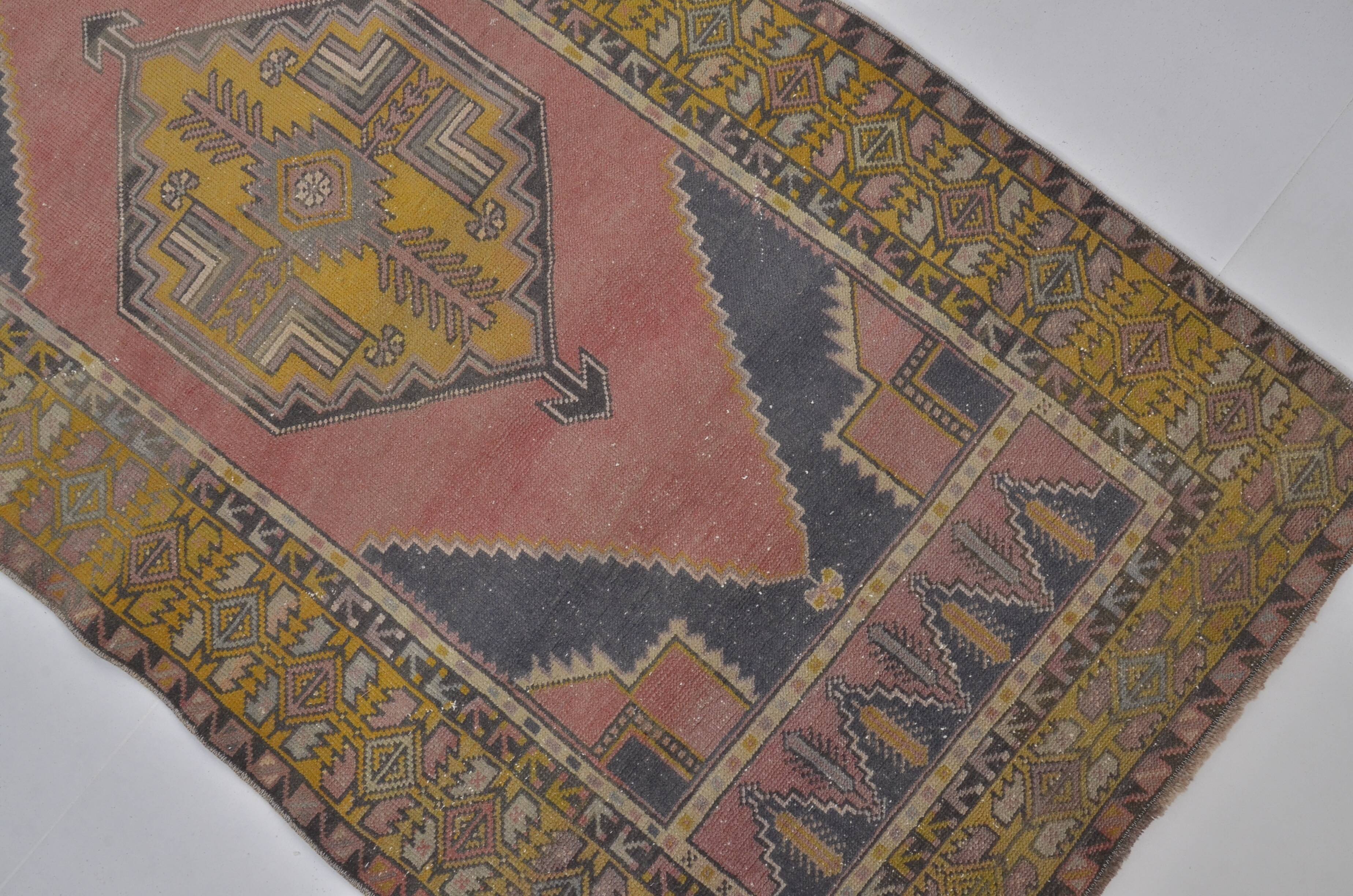 Red & Orange Turkish Vintage Rug sku 2484