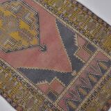 Red & Orange Turkish Vintage Rug sku 2484